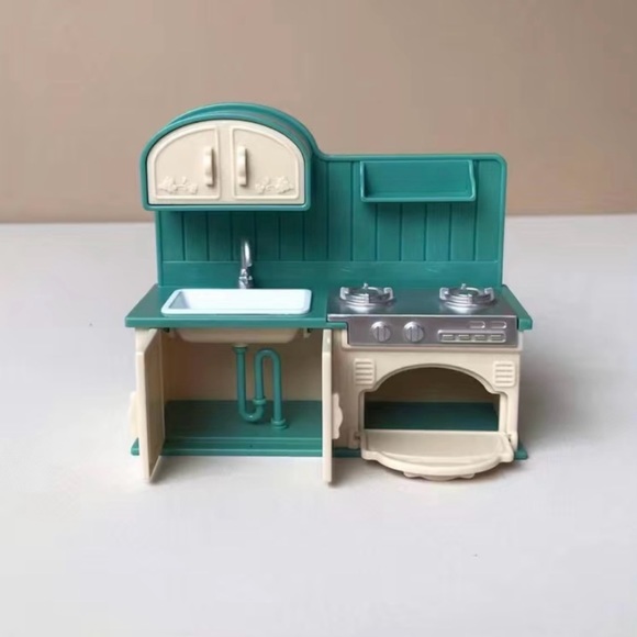 Kitchen Set For Little Dolls, Critters, Peppa Pig 🐷 - Picture 3 of 16